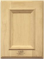 Osbourne kitchen cabinet door with applied moulding